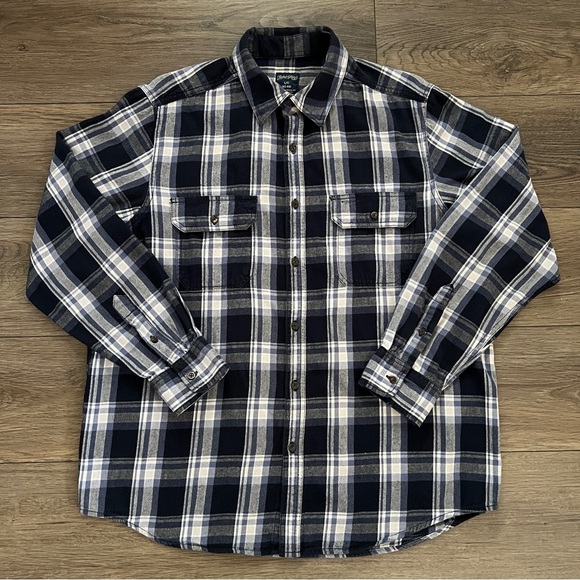 Faded Glory Men’s Long Sleeve Button Up Plaid‎ Shirt XL Lot Bundle of 3 - Picture 12 of 16